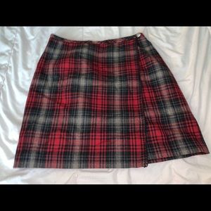 Plaid Skirt
